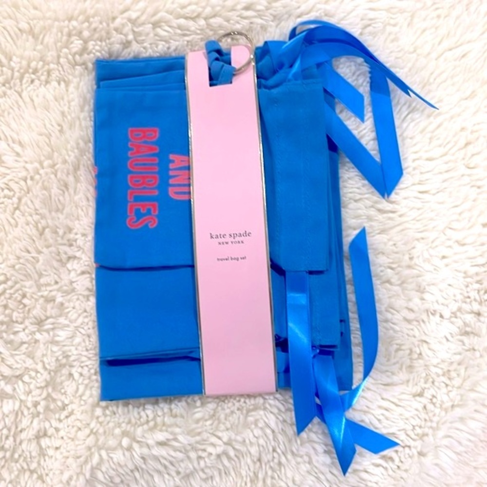 NWT Kate Spade The Perfect Pair Travel Bag Set